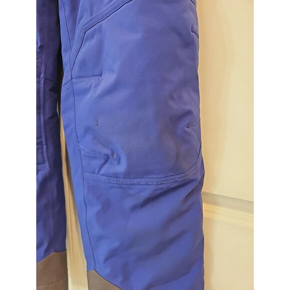 LL Bean Snow Pants TEK Heavy Duty Grow Cuffs Blue Size 12 Insulated - Picture 8 of 9